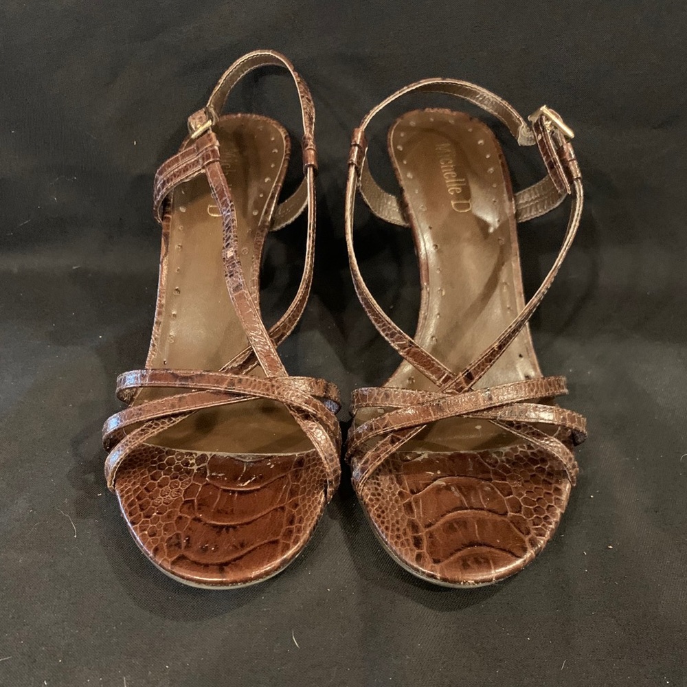Michelle D open toe heels